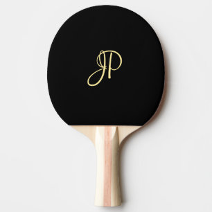 Raquette De Ping Pong Ping Pong Paddle Gold Monogram Modèle
