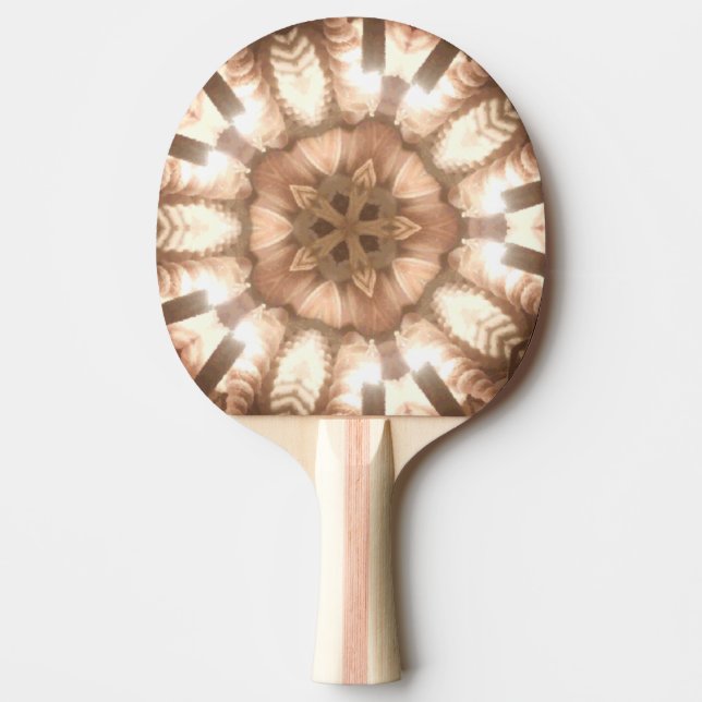 Raquette De Ping Pong Ping Pong Paddle, Lumière Joyeux Arbre de Noël (Devant)