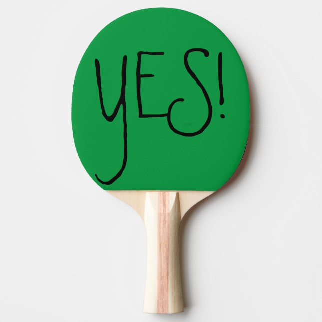 Raquette De Ping Pong Ping Pong Paddle oui et non (Devant)