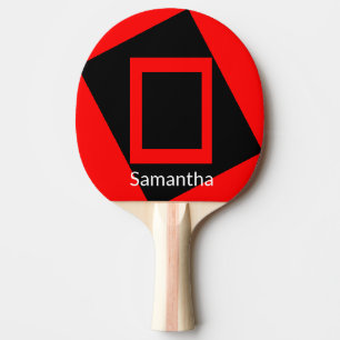 Raquette De Ping Pong Ping Pong Paddle Rouge Noir