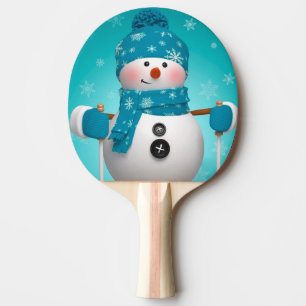 Raquette De Ping Pong Ping Pong Paddle/Snowman