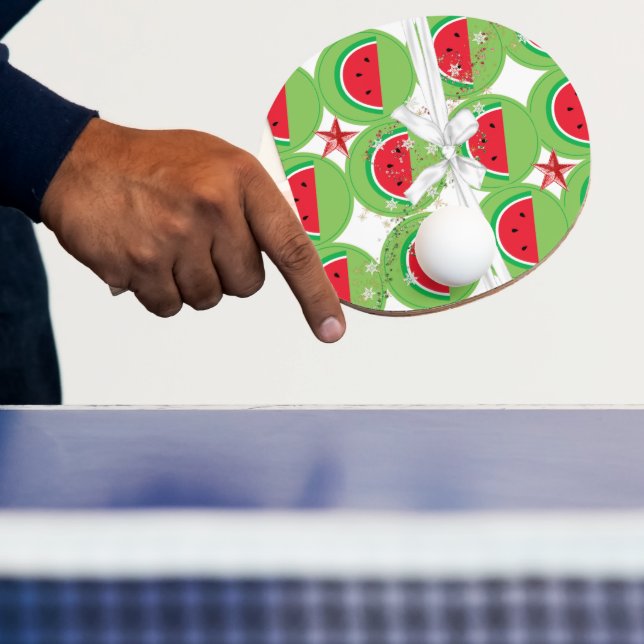 Raquette De Ping Pong Ping Pong Paddle Watermelon White Ribbon (Insitu)