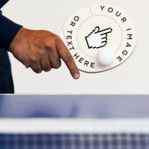 Raquette De Ping Pong Ping Pong Personnalisé Rouge