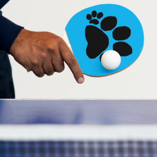 Raquette De Ping Pong Pingpong Paddle - Pawprint Polydactyle droit sur B