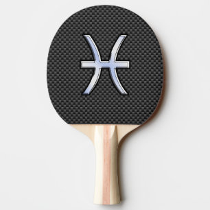 Raquette De Ping Pong Pisces Zodiac Connexion en fibre de carbone