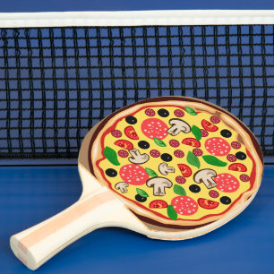 RAQUETTE DE PING PONG PIZZA FUNNY PING PONG PADDLE