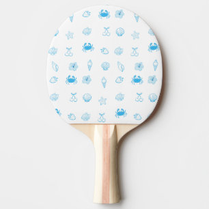 Raquette De Ping Pong Plage grecque minimaliste