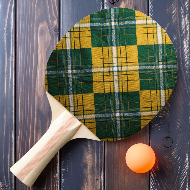 Raquette De Ping Pong Plaid en fleur de chaux (Créateur téléchargé)