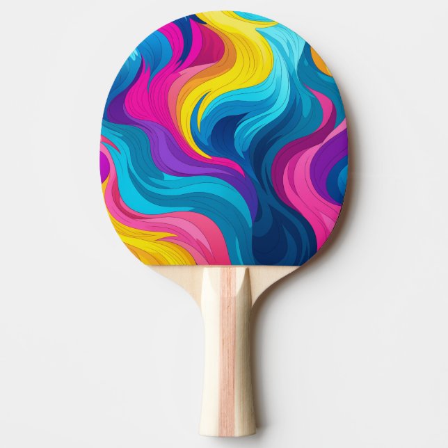 Raquette De Ping Pong Plaisir arc-en-ciel (Devant)