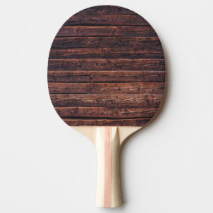 Raquette De Ping Pong Planches de bois avec détails du grain, photo rapp