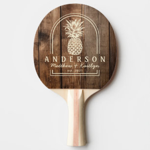 Raquette De Ping Pong Planches de plancher de grange Arche de mariage à