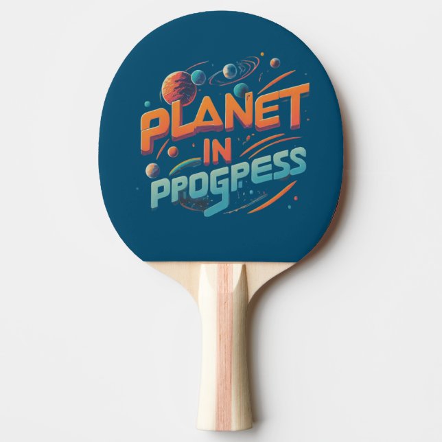 Raquette De Ping Pong Planète en cours (Devant)