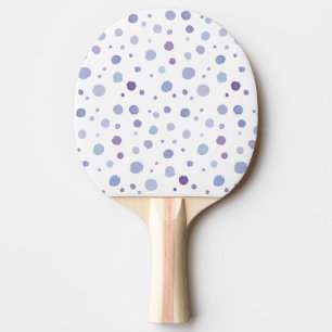 Raquette De Ping Pong pois peints à la main