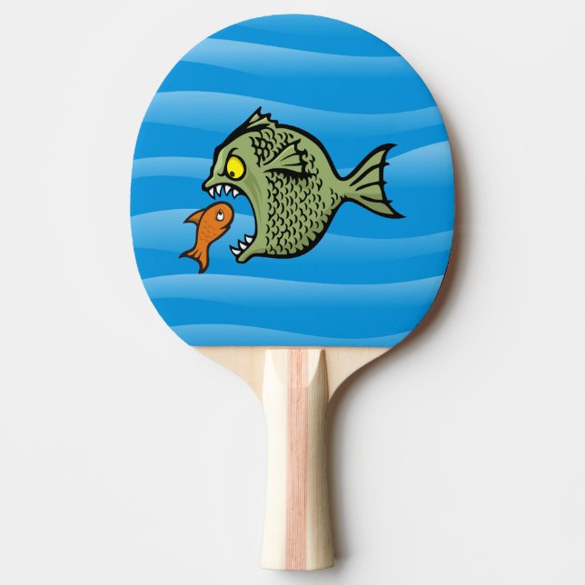 Raquette De Ping Pong Poisson taupe (Devant)