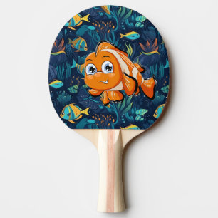 Raquette De Ping Pong Poisson Tropical 