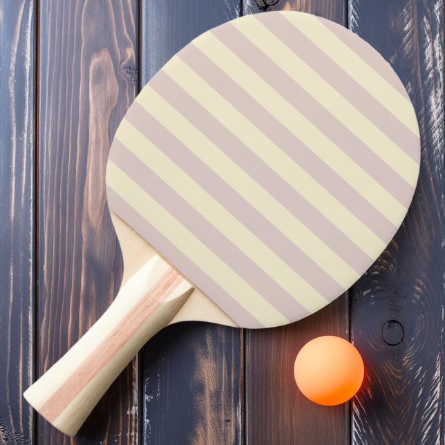 Raquette De Ping Pong Polo Lavande rayée couleur baiser (Créateur téléchargé)