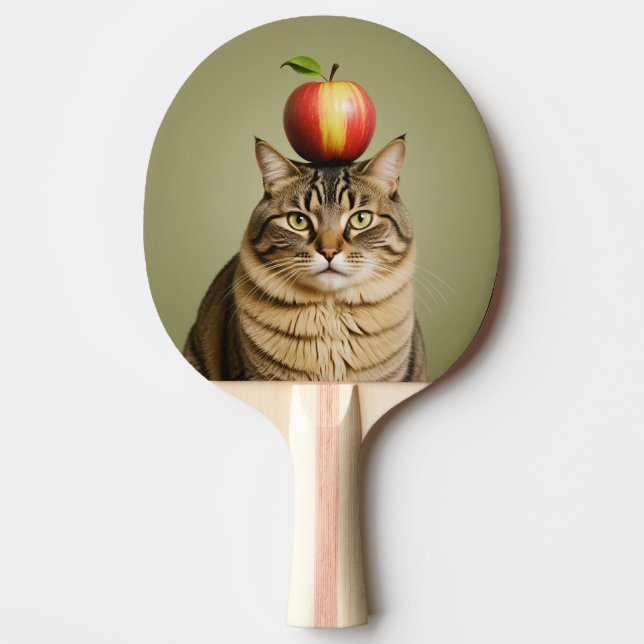 Raquette De Ping Pong Pomme de chat (Devant)