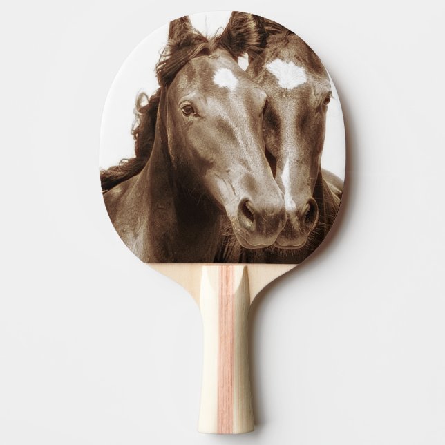 Raquette De Ping Pong Portrait de cheval III (Devant)