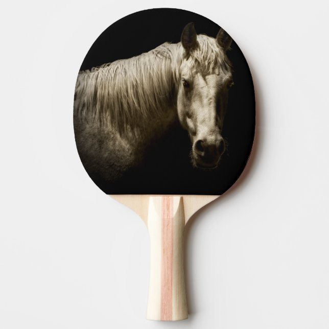 Raquette De Ping Pong Portrait de cheval VI (Devant)