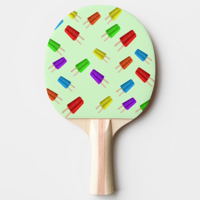 Raquette De Ping Pong Posicle Texture Icecream Ping Pong Paddle (Devant)