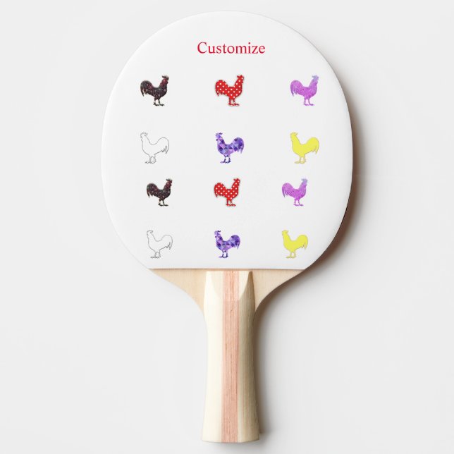 Raquette De Ping Pong Poules de poulet Thunder_Cove (Devant)