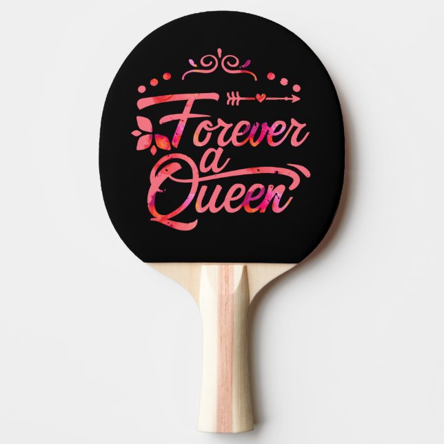 Raquette De Ping Pong Pour toujours un sac cadeau Queen (Devant)