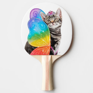 Raquette De Ping Pong Princesse Kitten