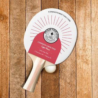 Raquette De Ping Pong Promotion marquée du logo de l'entreprise