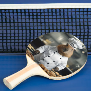 Raquette De Ping Pong Prouesse en Pâtisserie : Le Capybara Culinaire