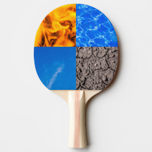 Raquette De Ping Pong Quatre éléments