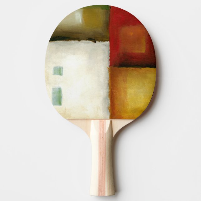 Raquette De Ping Pong Quatre rectangles colorées de Chariklia Zarris (Devant)