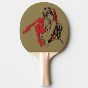 Raquette De Ping Pong R & B Manga, Neko Catgirl Furry Loli Anime