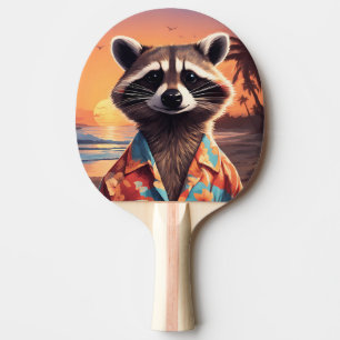 Raquette De Ping Pong Raccoon Holiday