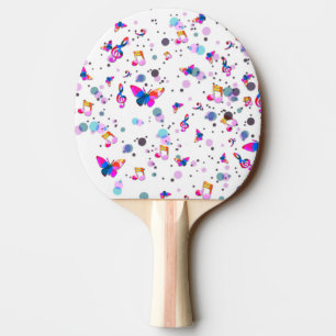 Raquette De Ping Pong Rainbow Music Dancing