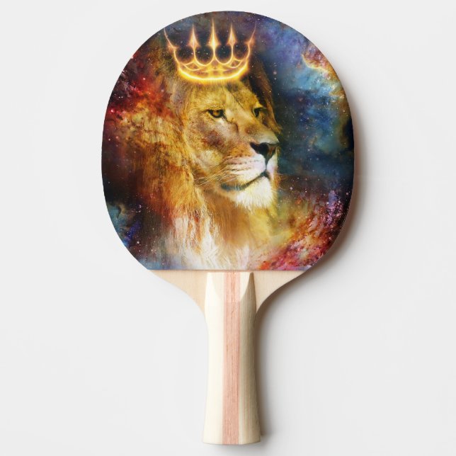 Raquette De Ping Pong Raquete de Ping-Pong Leão de Judá Cósmico (Devant)