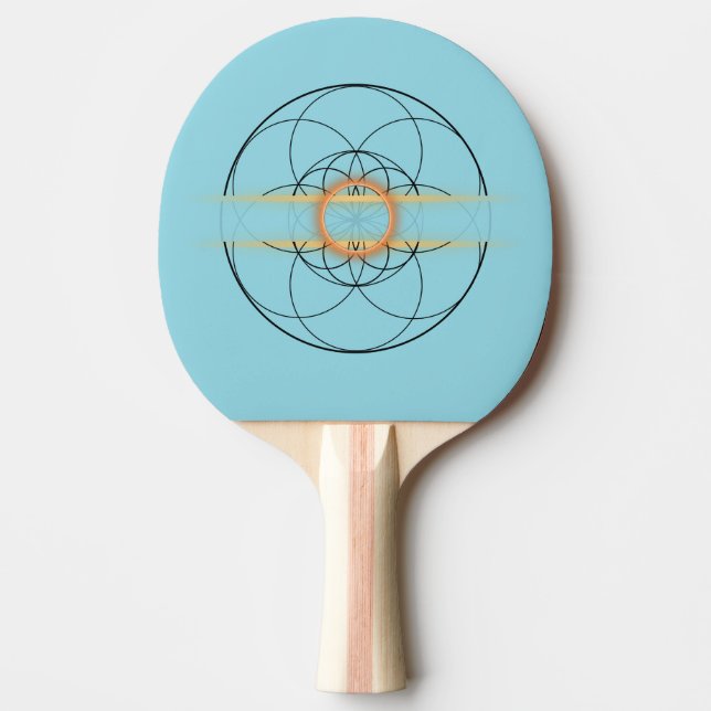 Raquette De Ping Pong raquette ping pong fleur de vie (Devant)