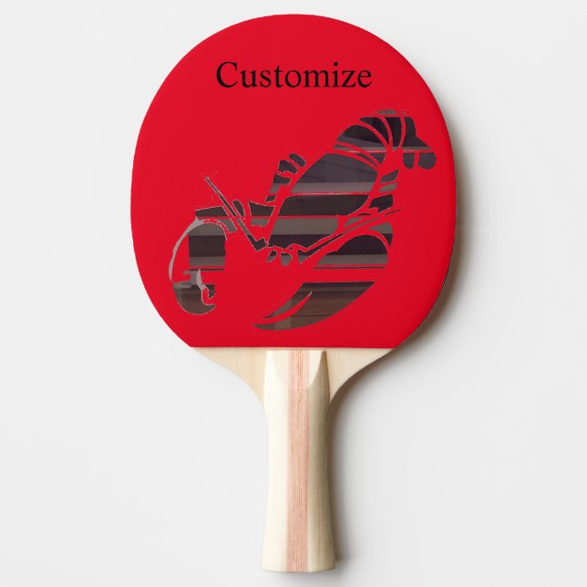 Raquette De Ping Pong Red Maine Lobsters Thunder_Cove (Devant)