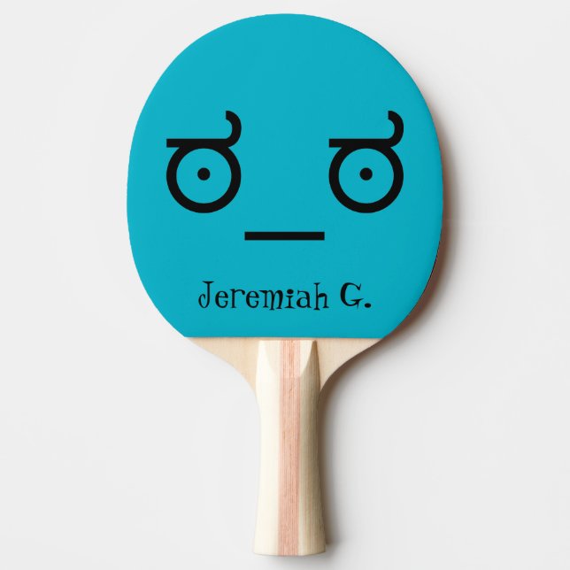 Raquette De Ping Pong Regardez de la désapprobation Meme (Devant)