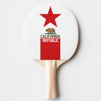 Raquette De Ping Pong RÉPUBLIQUE DE CALIFORNIE Étoile Drapeau
