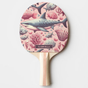 Raquette De Ping Pong Requin vintage sans joint