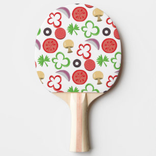 Raquette De Ping Pong Retour en caoutchouc rouge