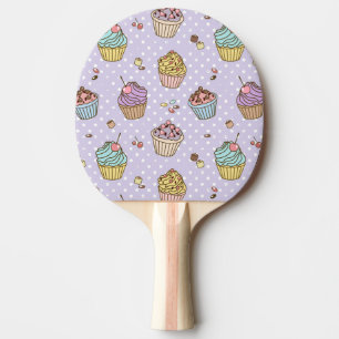 Raquette De Ping Pong Rétro motif de bonbons