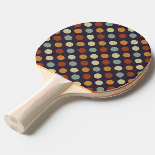 Raquette De Ping Pong Rétro pois