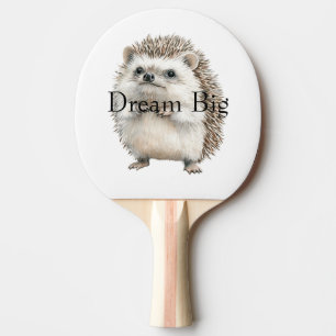 Raquette De Ping Pong Rêve Grand (ou personnalisez) Ours Hérisson