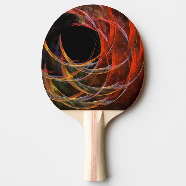 Raquette De Ping Pong Rompre le cercle de l'art Abstrait (Devant)