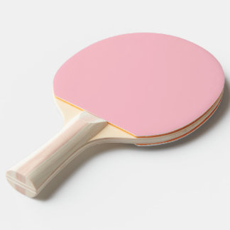 Raquette De Ping Pong Rose Clair Uni Couleur Pastel Féminin