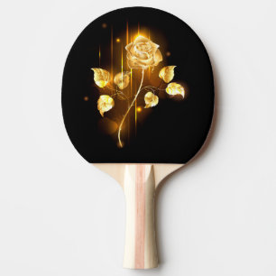 Raquette De Ping Pong Rose d'or ( rose dorée )