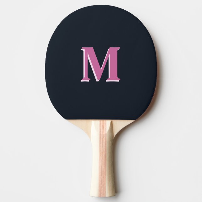 Raquette De Ping Pong Rose marine profonde (Devant)