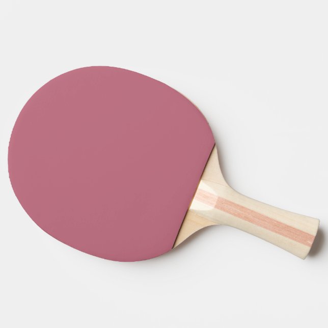 Raquette De Ping Pong Rose pâle, pastel et poussiéreux (Côté)