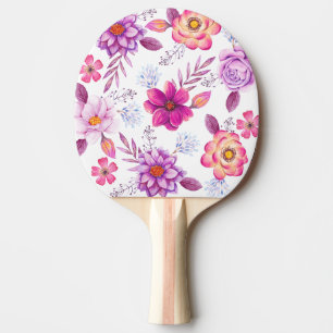Raquette De Ping Pong Rose violette